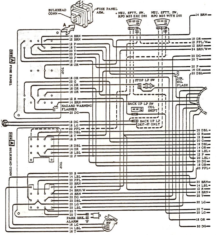 1971 Chevelle Engine Wiring Diagram