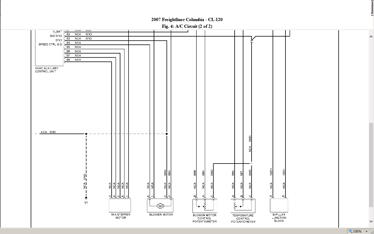 Freightliner Columbia Radio Wiring Diagram from wiringall.com