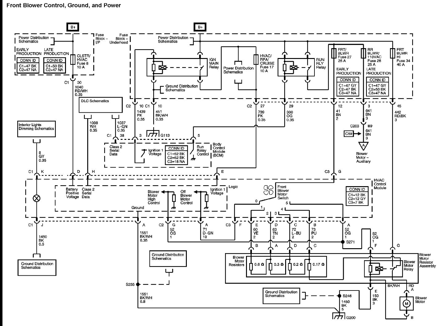 2007 Uplander Cooling Fan Resistor Wiring Diagram