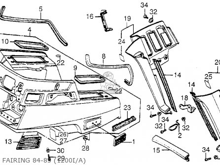 84 Gl1200 Fairing Wiring Diagram wiring diagram 22r 84 