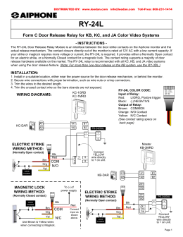 Aiphone Lef 3l Wiring Diagram
