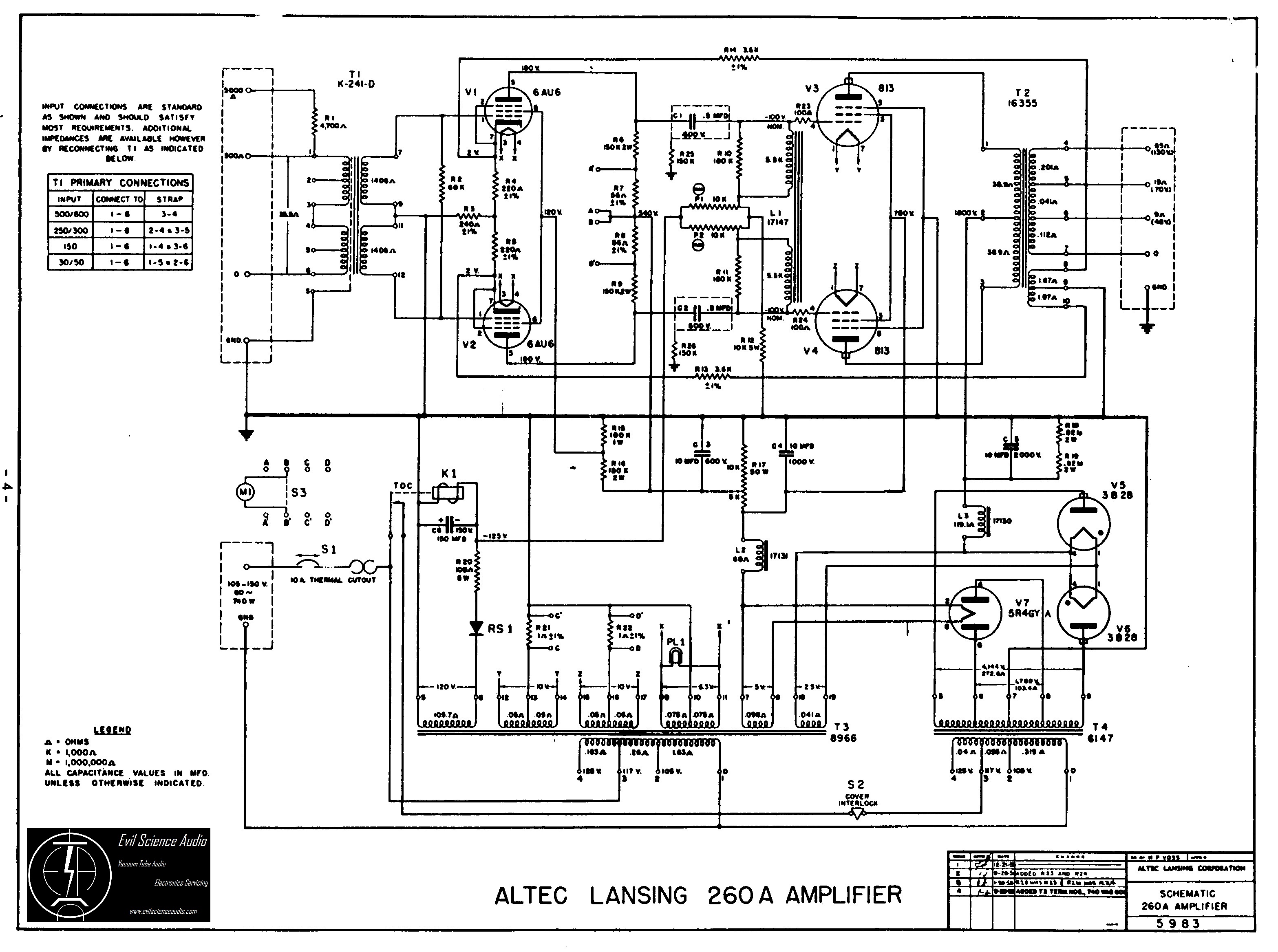 Altec Lansing 221 Wiring Diagram