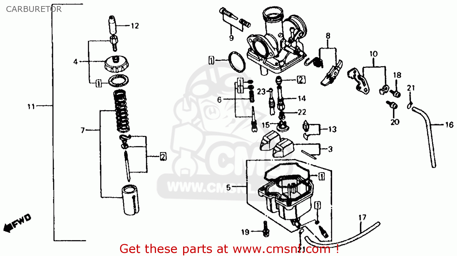 Crf Carburetor Diagram