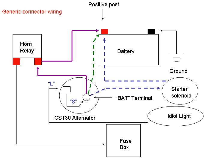 Cs130 Alternator Wiring
