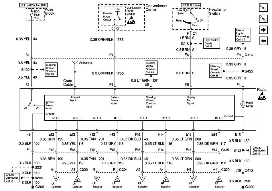 Delco Am Fm Cd Cassette Car Stereo Player Wiring Diagram