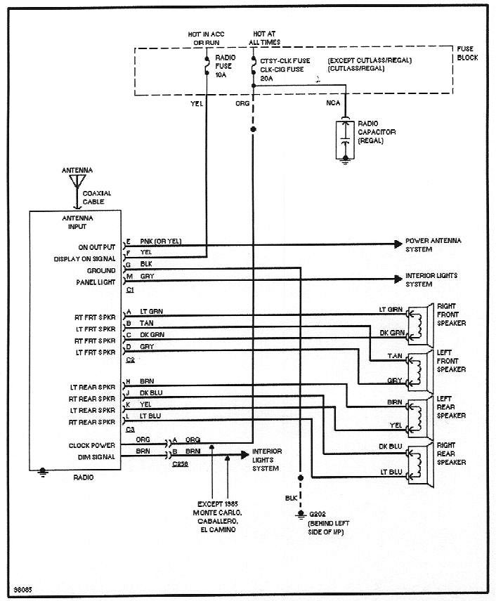 Jvc Car Stereo Wiring Diagram / 1971 Dodge Charger Radio Wiring Diagram