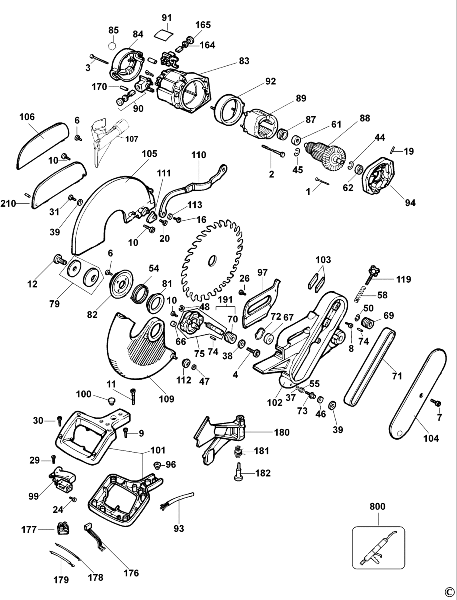 Dewalt Dw708 Parts Diagram
