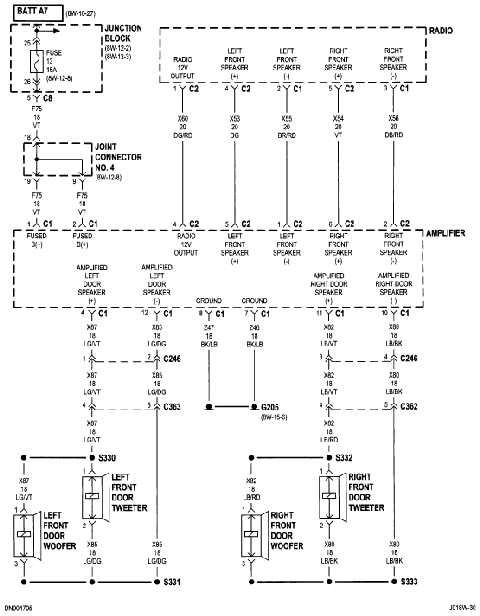 1998 Dodge Ram 1500 Stereo Wiring Diagram from wiringall.com