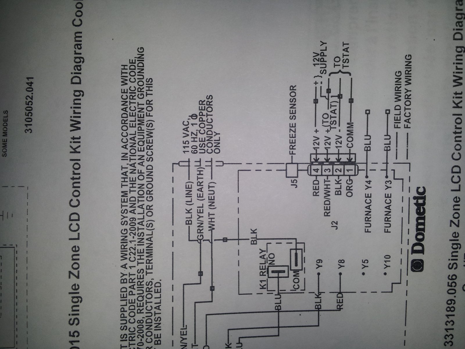 Duo Therm Rv Thermostat Wiring Diagram