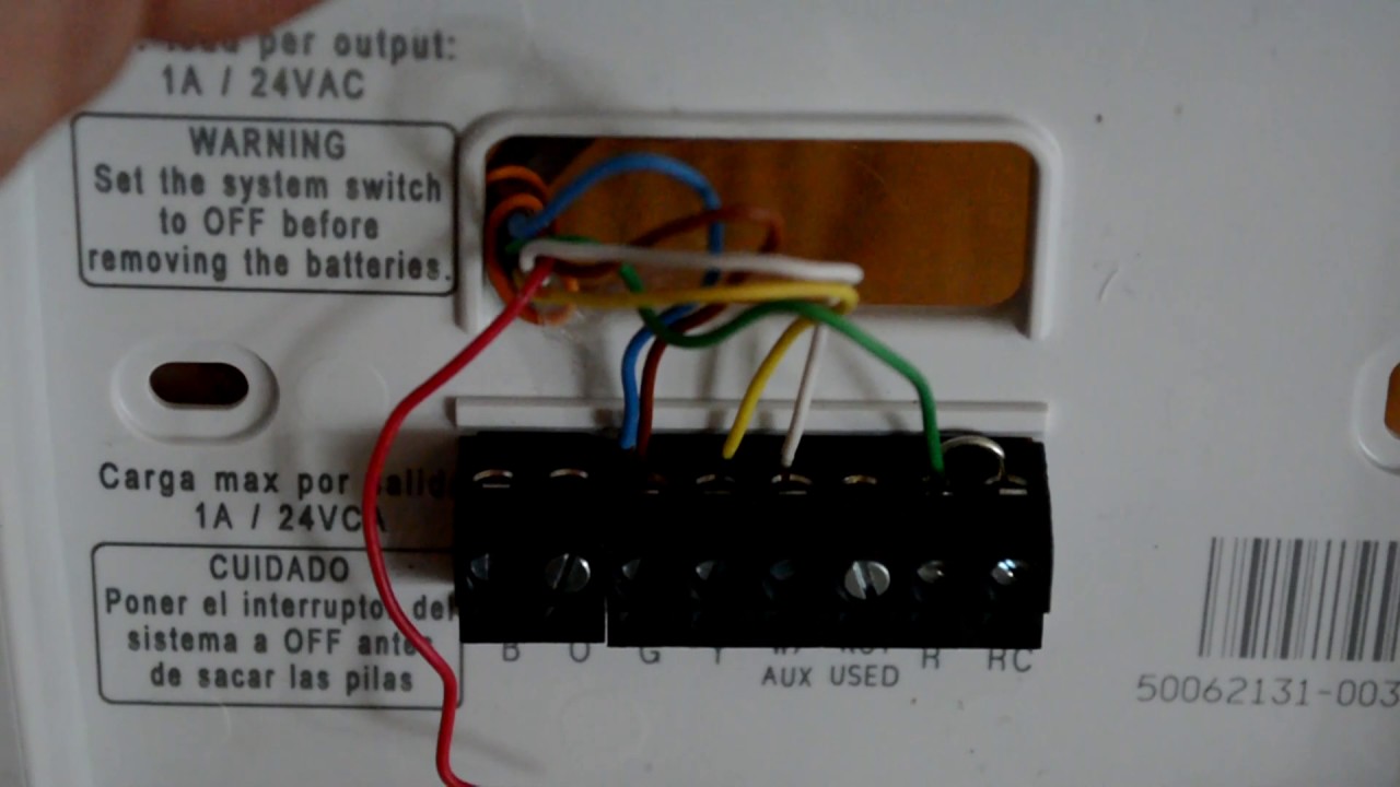 Rv Thermostat Wiring Diagram 6 Wire