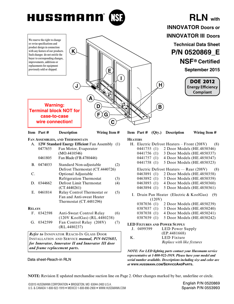 Hussmann Nrcv 4 U Wiring Diagram