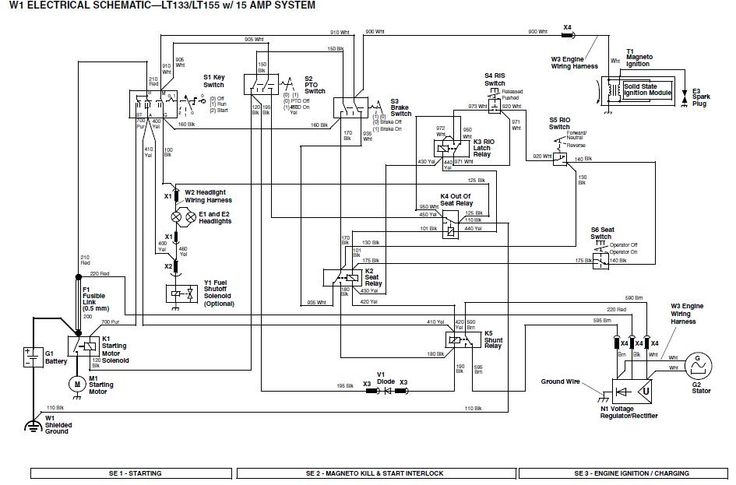 John Deere Lt133 Wiring Diagram