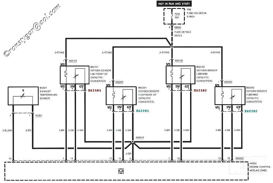 Maf Wiring Diagram E39 M5 Bmw