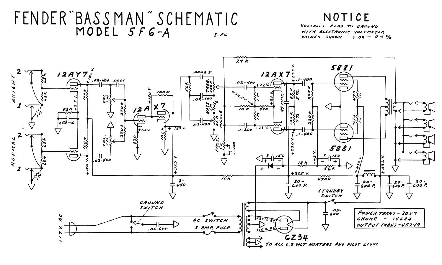 Marshall X Wiring Diagram