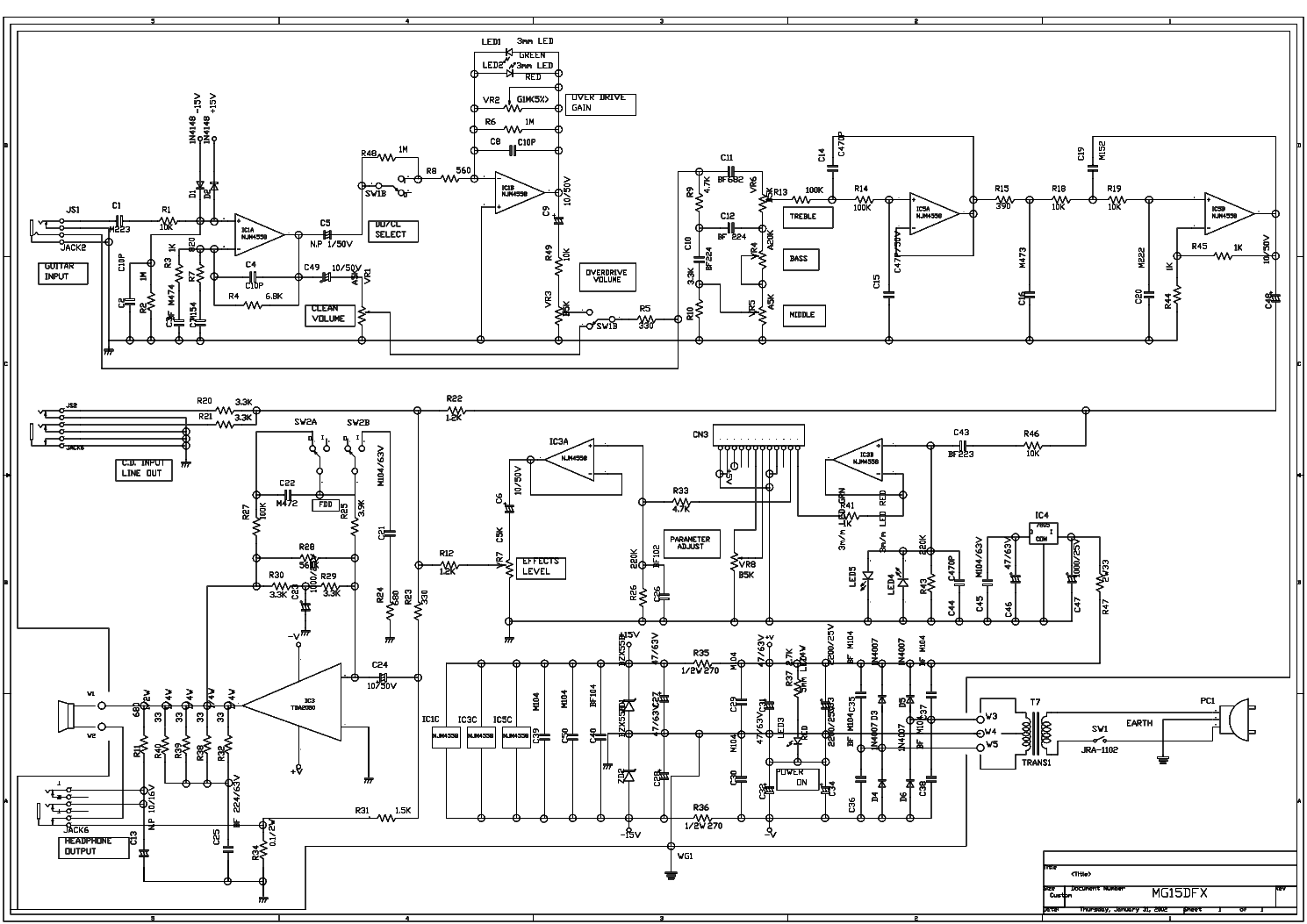 Marshall Mg50dfx Wiring Diagram