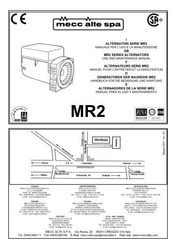 Mecc Alte Eco28-os/4 Wiring Diagram