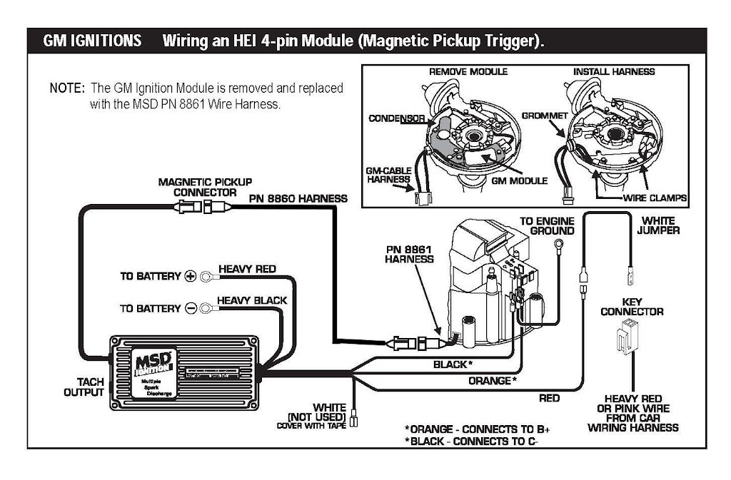 Msd 6al Wiring Diagram Hei Distributor
