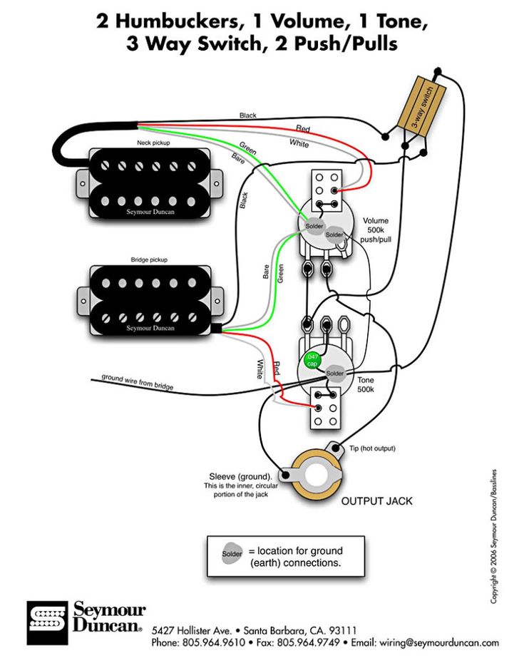Seymour Duncan Sh-4 Jb Wiring Diagram Single Pick Pickup