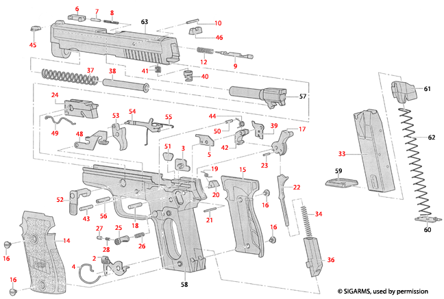 Sig P320 Parts Diagram