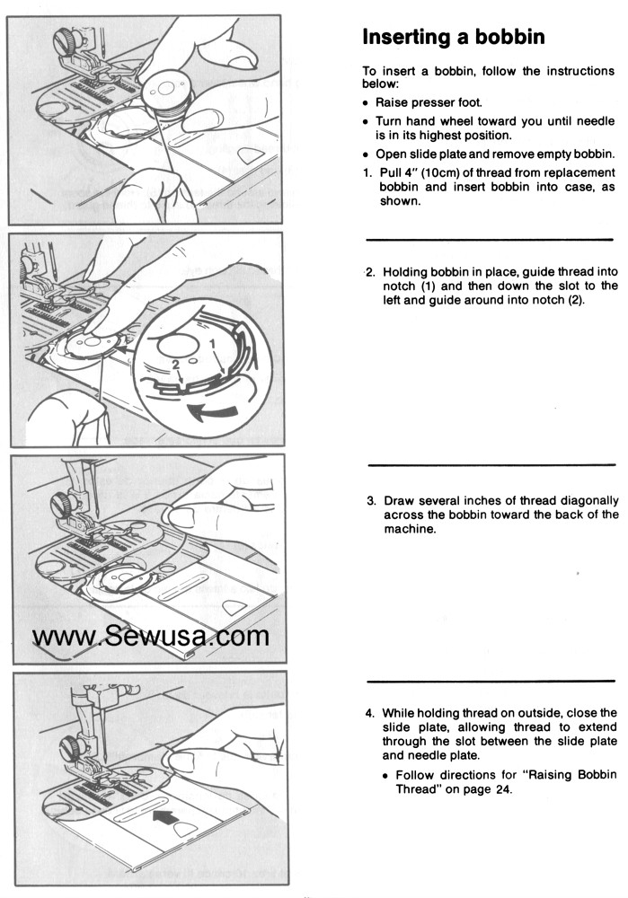 Singer Sewing Machine Bobbin Case Diagram