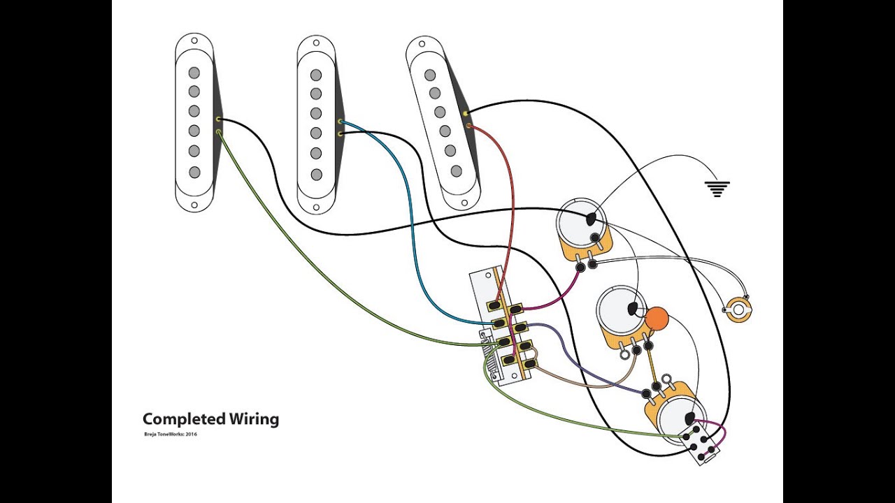 Stratocaster 5 Way Oak Switch Sss Wiring Diagram