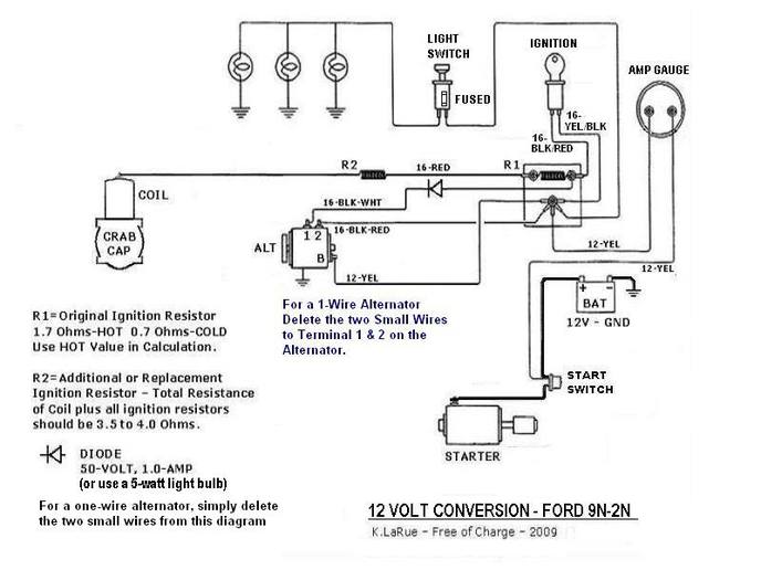 Wiring Diagram For 1944 Ford 9n Tractor