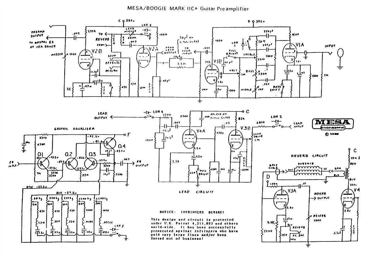 Decoding The Mesa Boogie Mark 1 Schematic Unraveling The Secrets Of