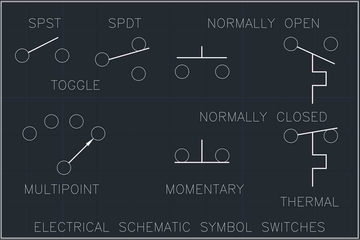 Schematic Symbol For Spdt Switch Spdt Switch Circuit Working