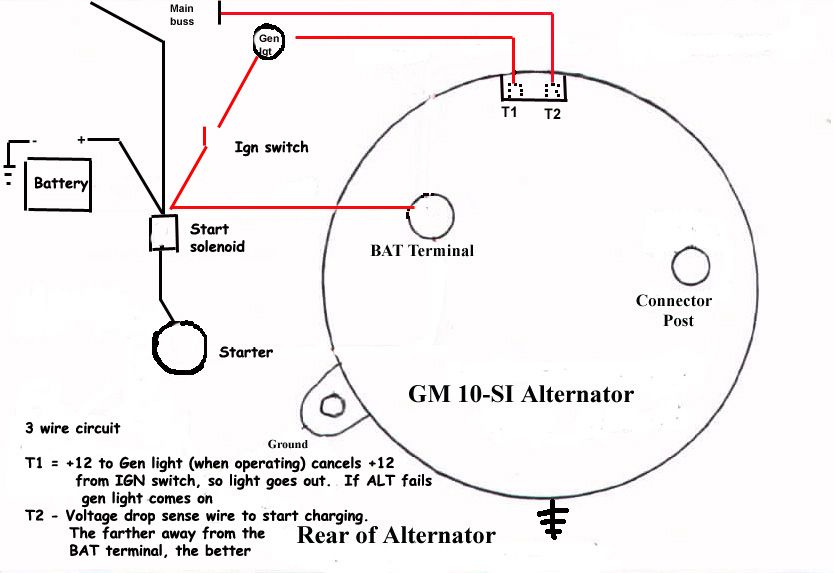 10si alternator wiring diagram