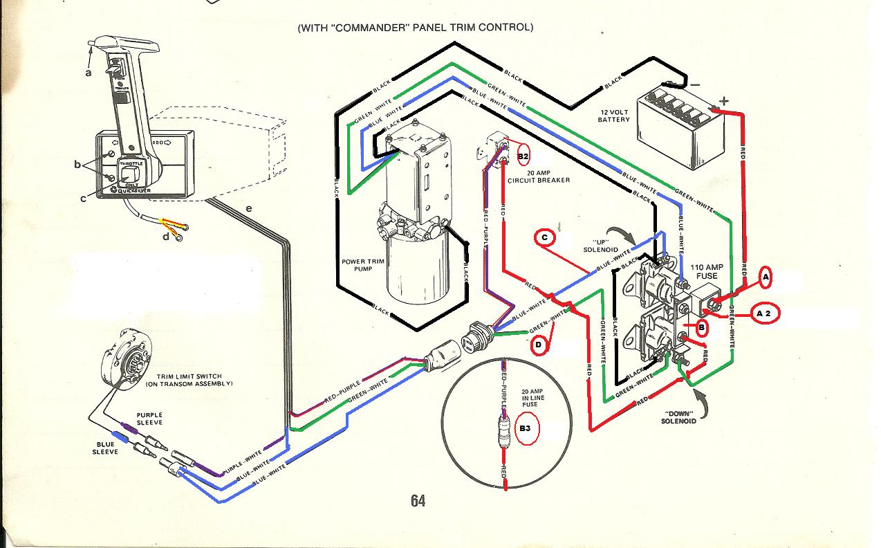 150hp mercury outboard power trim wiring diagram