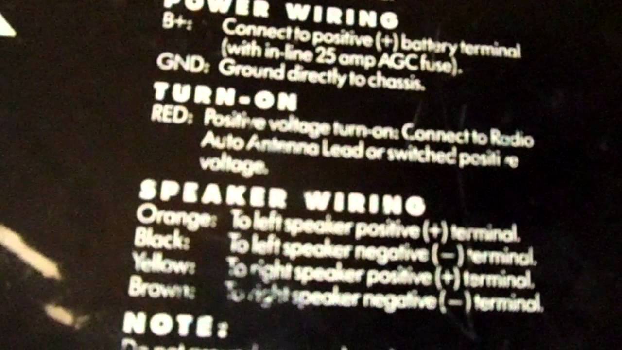 150s fosgate wiring diagram