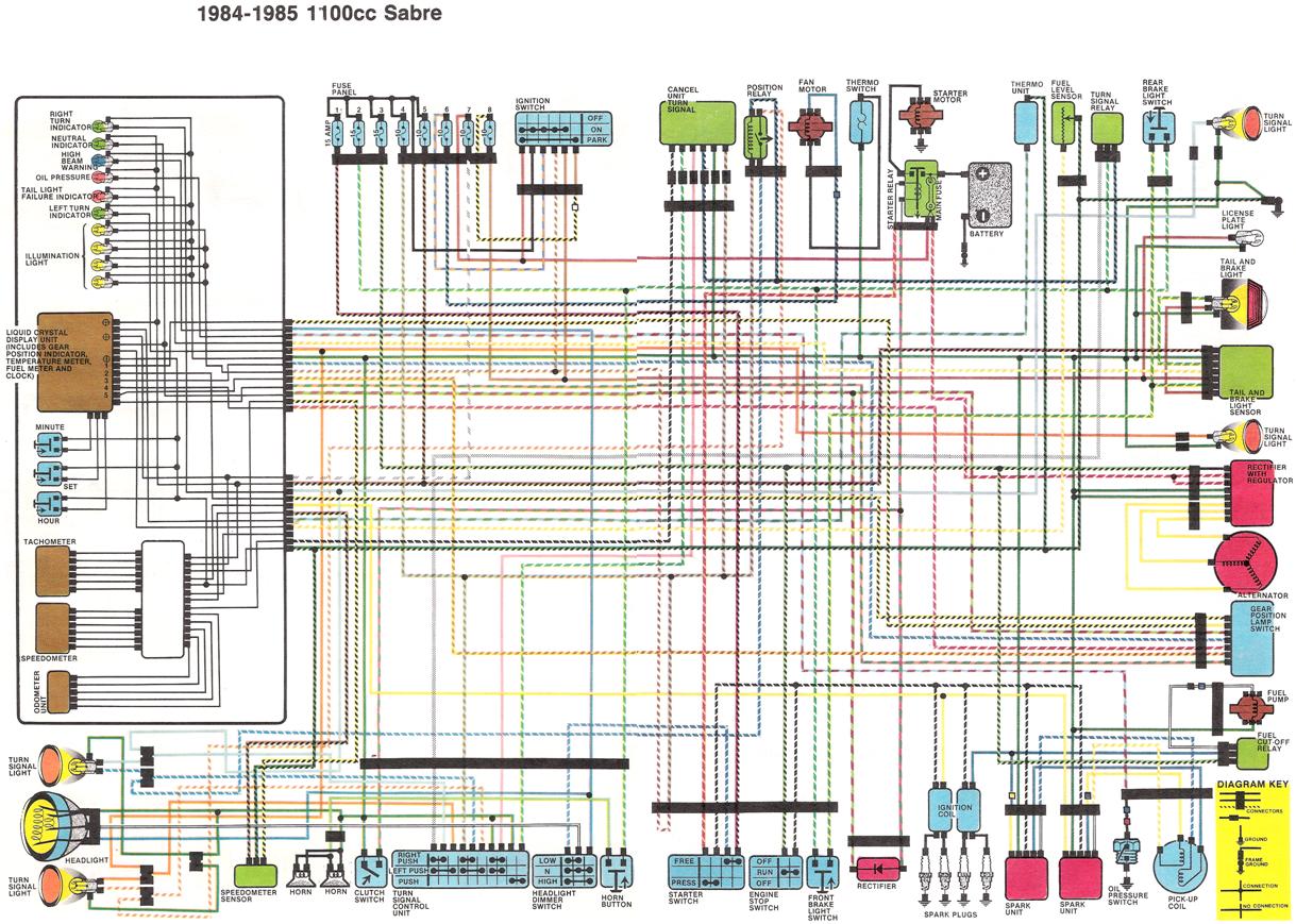 1985 honda shadow vt700c wiring diagram