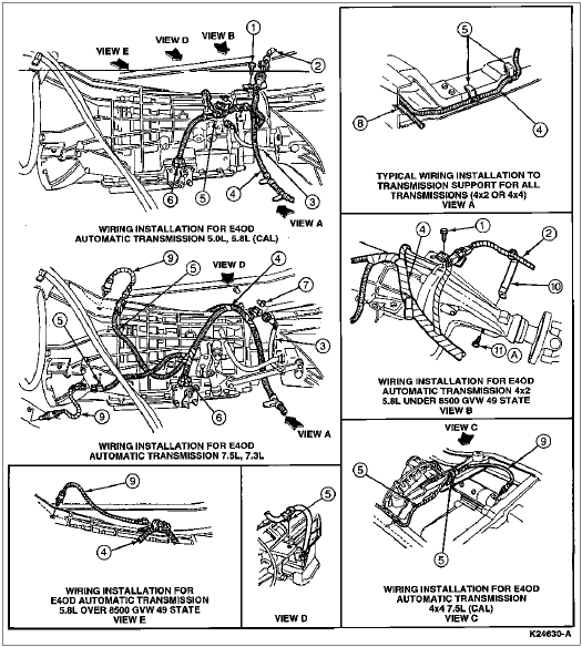 1998 f150 e40d truck transmission wiring diagram