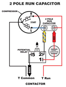 1ph run pacitor wiring diagram 1ph run pacitor wiring diagram