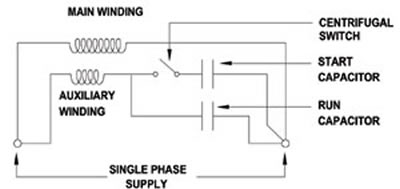 1ph run pacitor wiring diagram 1ph run pacitor wiring diagram