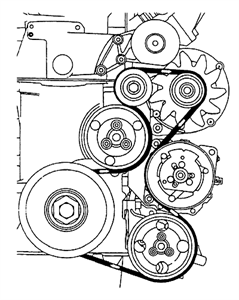 2002 ford windstar belt routing