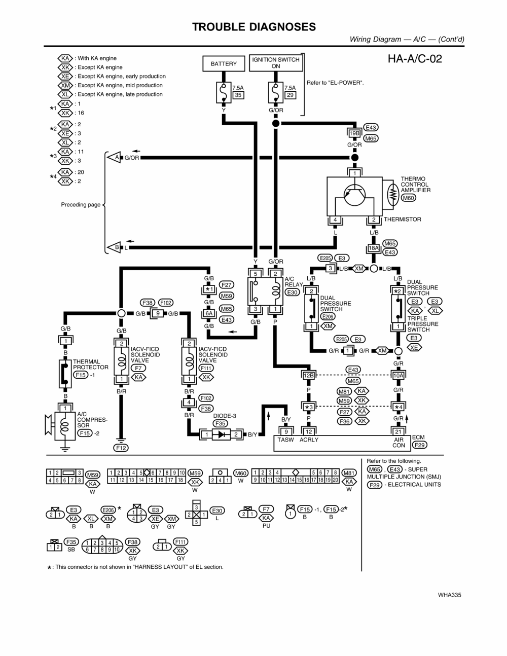 2002 nissan altima 2.5 ac compressor wiring diagram