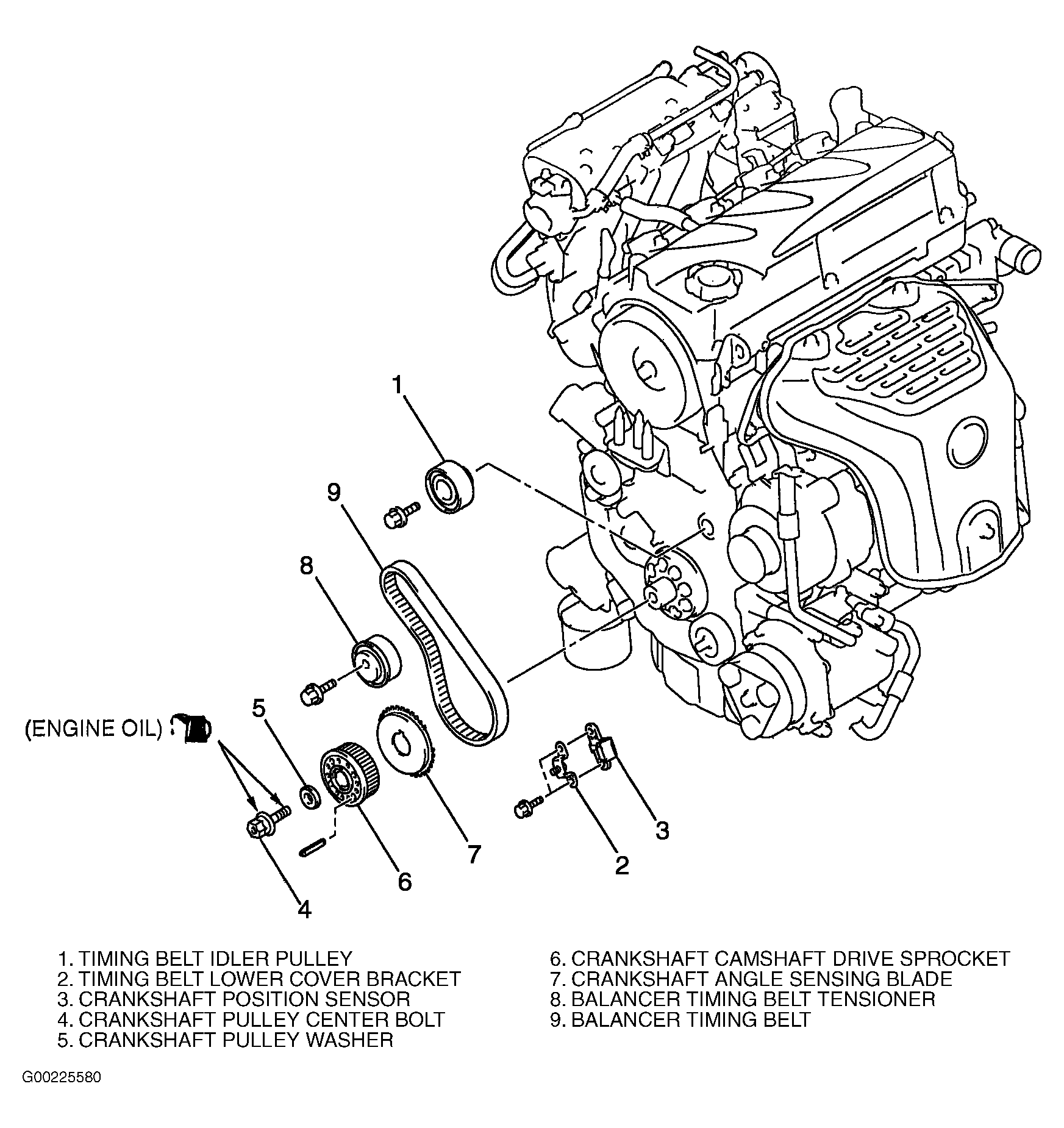 2003 mitsubishi galant serpentine belt diagram