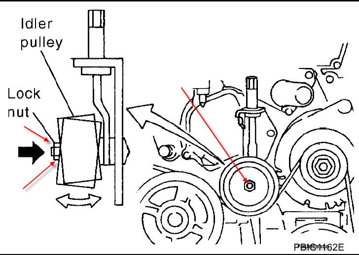 2005 Nissan Altima Belt Routing