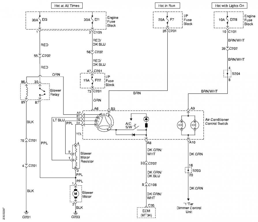 2005 Suzuki Aerio Ac Wiring Diagram
