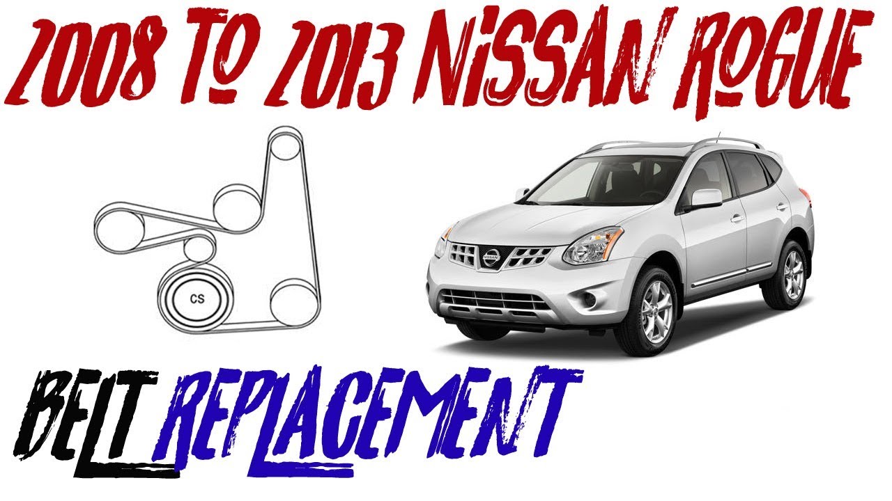 2011 Nissan Rogue Serpentine Belt Diagram