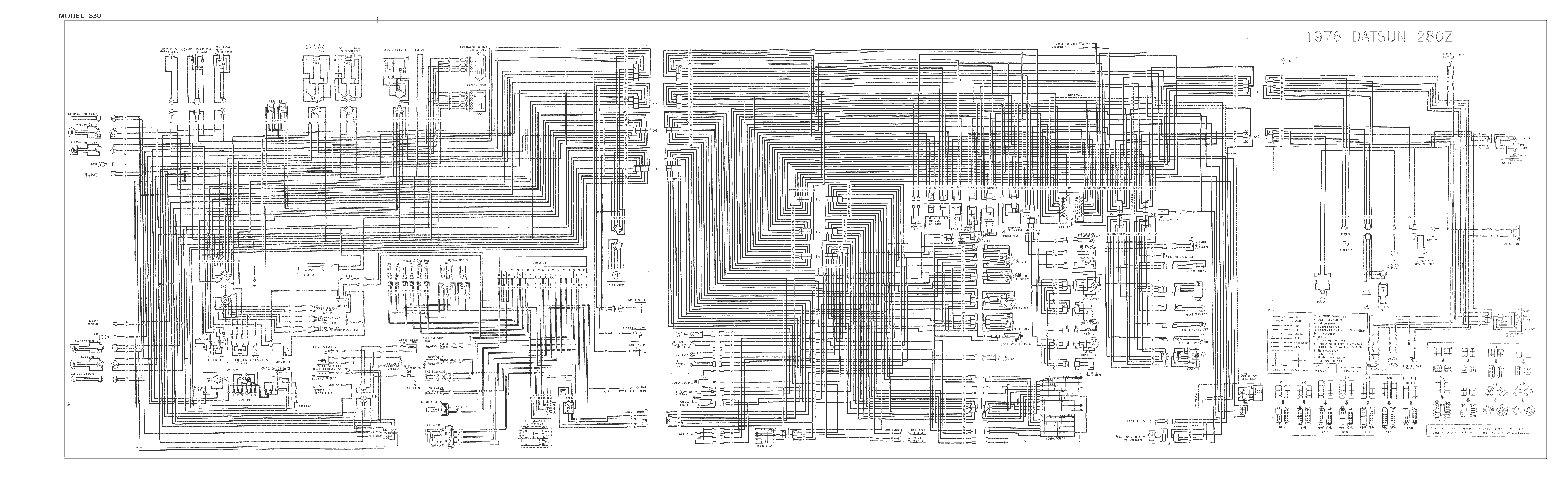 280z dash wiring diagram