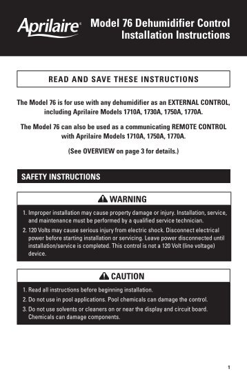 aprilaire 1750a wiring diagram