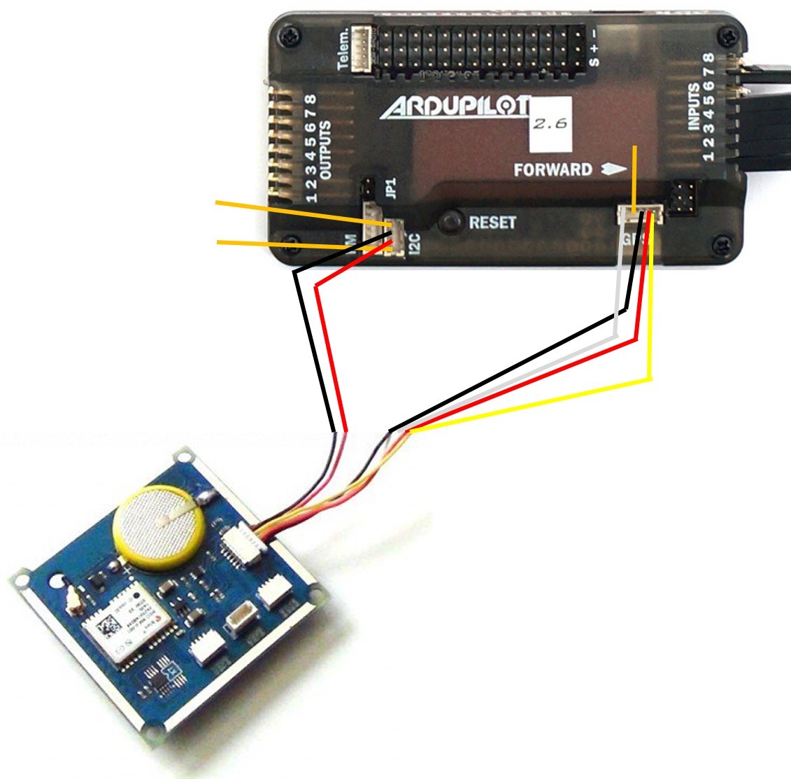 Arducopter 2.8 Wiring