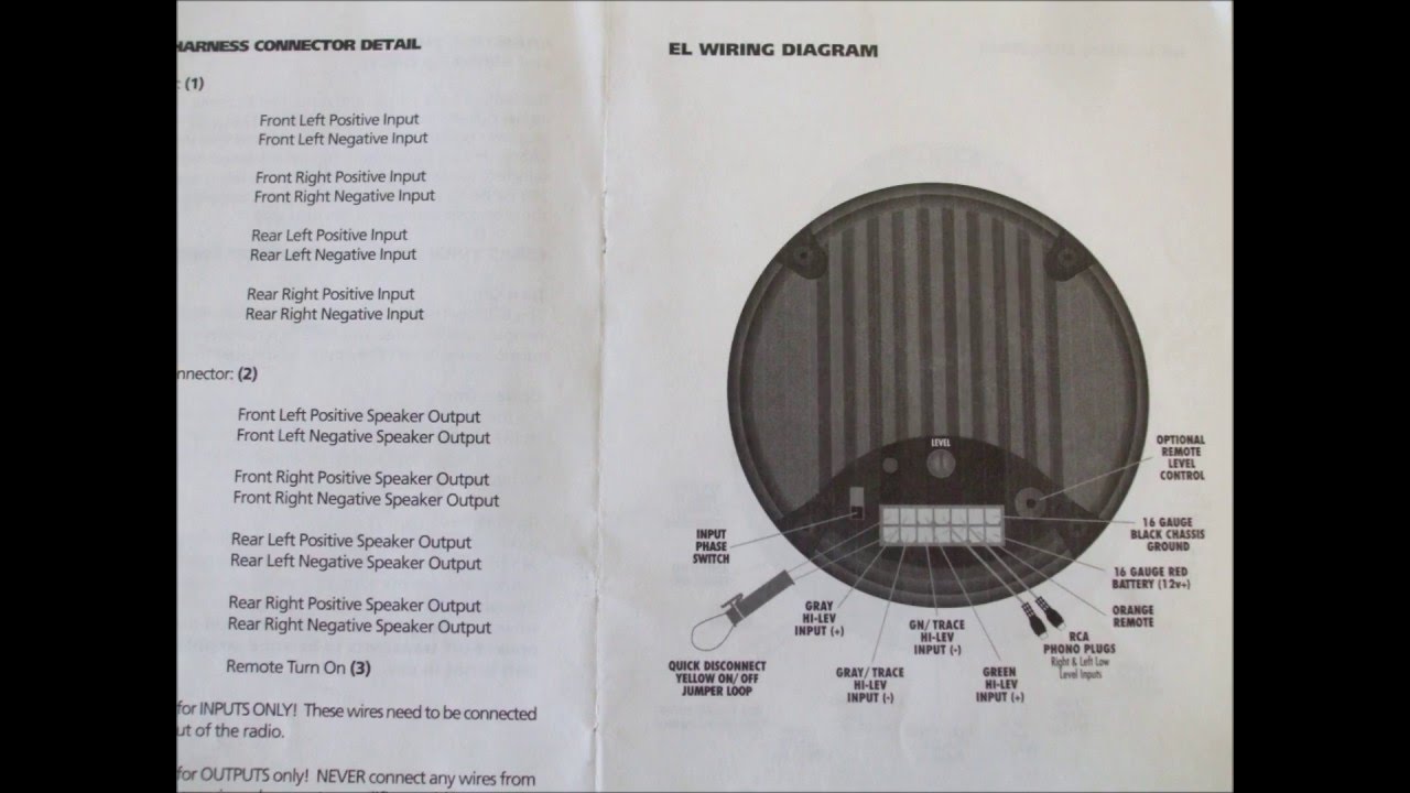 bazooka marine wiring diagram
