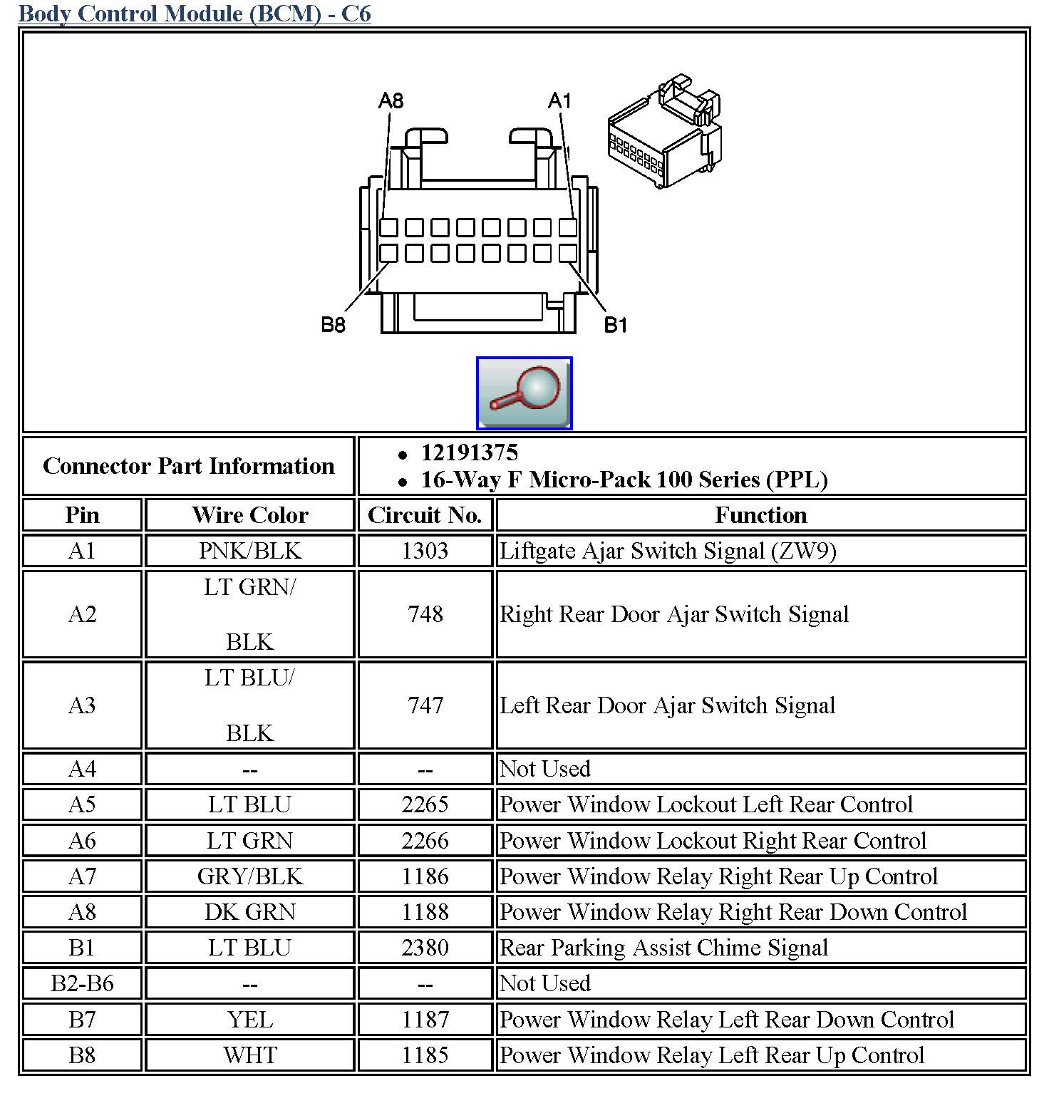 Bcm Chevy Cobalt Location Wiring Diagram
