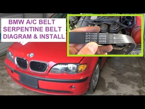 bmw 525i serpentine belt diagram