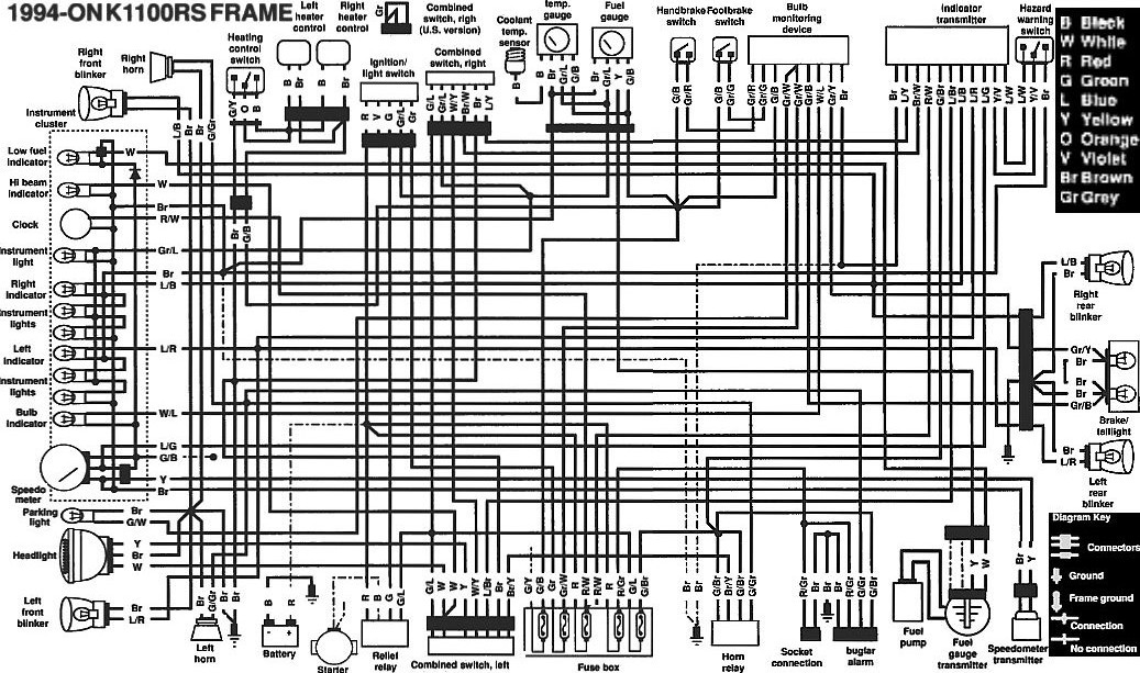 bmw k100 wiring diagram