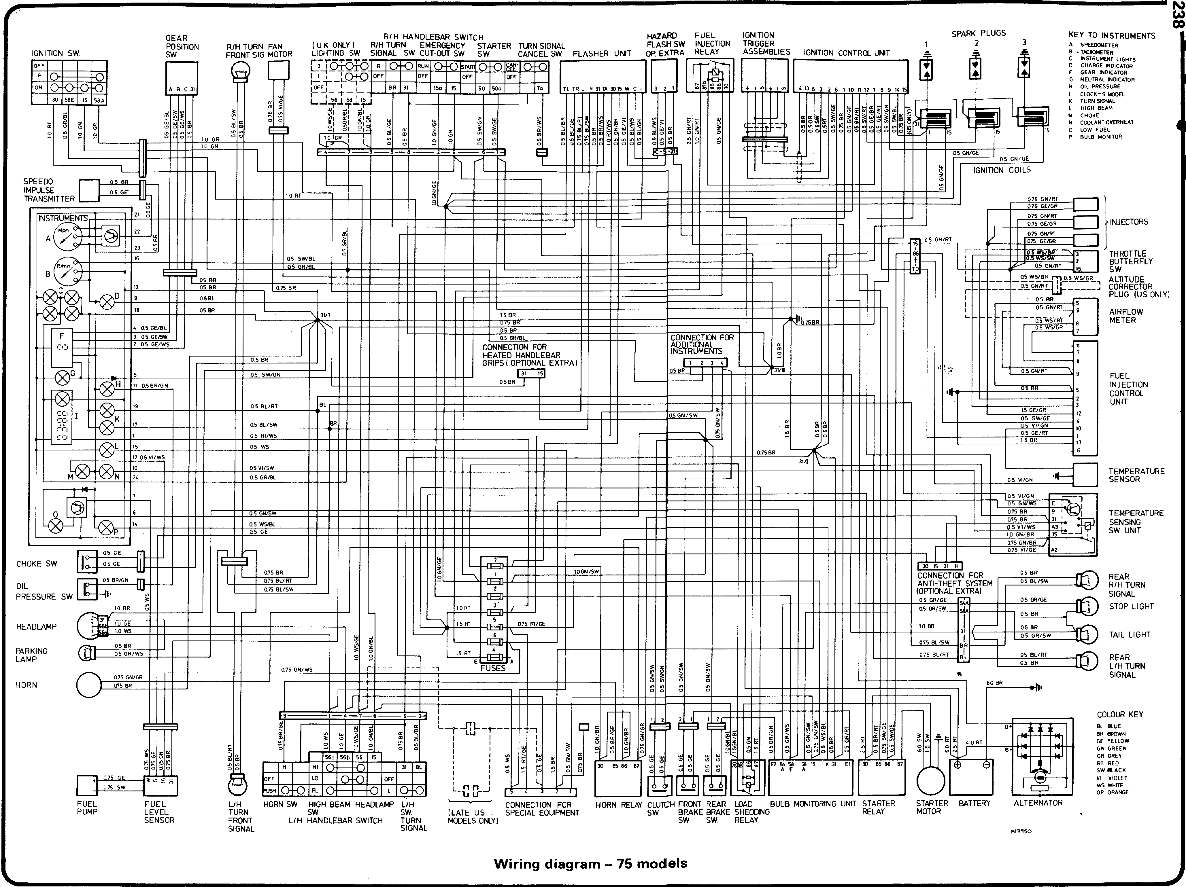 bmw k100 wiring diagram
