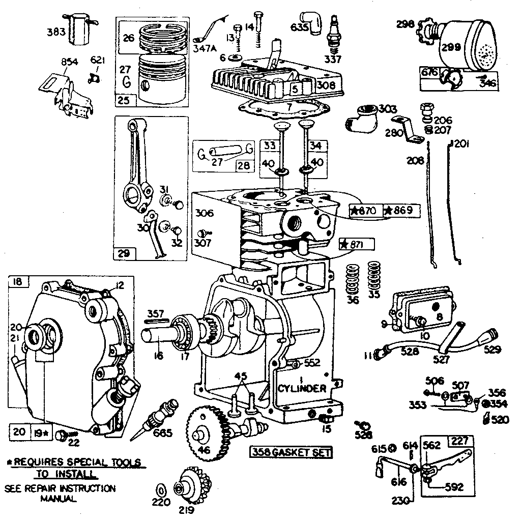 briggs and stratton 18.5 hp ohv intek diagram